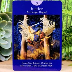 Angel Tarot Cards by Radleigh Valentine - Justice