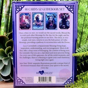 Blessed Be Oracle Cards by Lucy Cavendish - Back Cover
