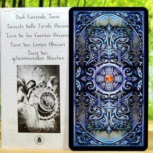 Dark Fairytale Tarot Cards by Raffaele De Angelis - Guidebook and back of cards