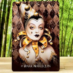 Divine Circus Oracle Cards by Alana Fairchild - Dark Harlequin