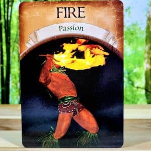 Earth Magic Oracle Cards by Steven Farmer - Fire