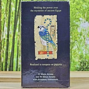 Egyptian Tarot by Silvana Alasia - Back Cover