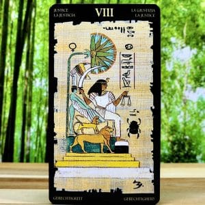 Egyptian Tarot by Silvana Alasia - Justice