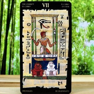 Egyptian Tarot by Silvana Alasia - The Chariot