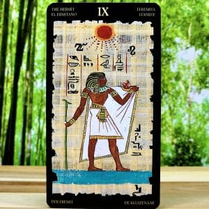 Egyptian Tarot by Silvana Alasia - The Hermit