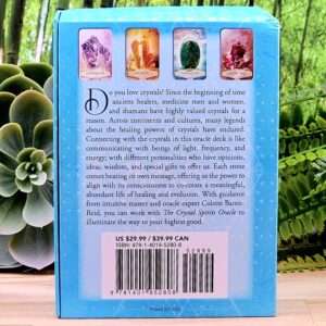 The Crystal Spirits Oracle Cards by Colette Baron-Reid - Back Cover