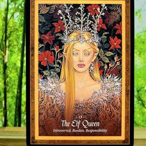 The Faery Forest Oracle Cards by Lucy Cavendish - The Elf Queen