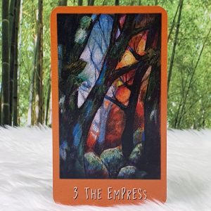 The Raven's Prophecy Tarot Cards by Maggie Stiefvater - The Empress