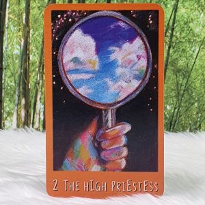 The Raven's Prophecy Tarot Cards by Maggie Stiefvater - The High Priestess