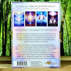 The Secret Language of Light Oracle by Denise Jarvie - Back of Box