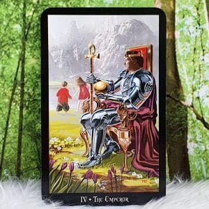 Witches Tarot Cards and Guidebook by Ellen Dugan - The Emperor