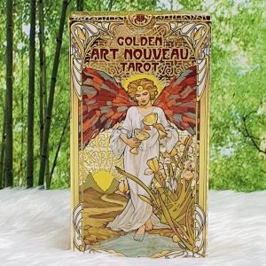 Golden Art Nouveau Tarot Deck by Giulia F Massaglia