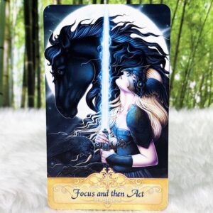 Messenger Oracle Cards and Guidebook by Ravynne Phelan - Focus then Act