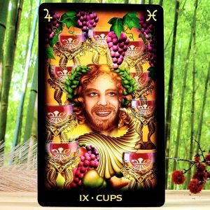 Tarot of Dreams Tarot Cards by Ciro Marchetti - nine of cups