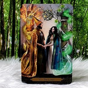 wizards Tarot Cards by Barbara Moore The Lovers