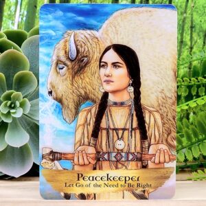 The Peacekeeper oracle Card