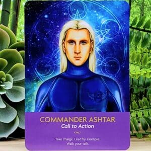 Keepers of the Light Oracle Cards by Kyle Gray - Commander Ashtar