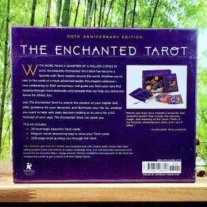 The Enchanted Tarot Cards 30th Anniversary Edition by Amy Zerner and Monte Farber - Back Cover