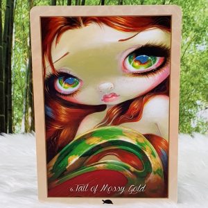 Myths and Mermaids Oracle Cards by Jasmine Becket-Griffith - Tail of Mossy Gold