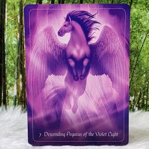 Descending Pegasus of the Violet Light