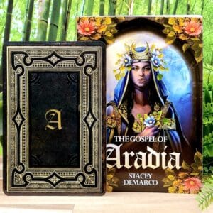 The Gospel of Aradia Oracle Cards by Stacey Demarco - Guidebook and back of cards