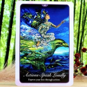 Whispers of Love Oracle Cards by Angela Hartfield - Actions Speak Loudly