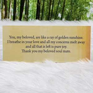 Soul Mate Reading Cards by Toni Carmine Salerno - You my beloved are like a ray of sunshine