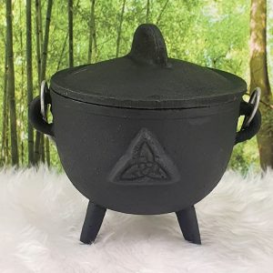 Cast Iron Cauldron Triquetra