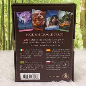 StarDragons Oracle Cards and Book by Paolo Barbieri Back Cover