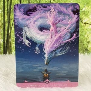 Miracle - making a difference oracle card