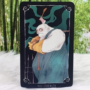 Tim Burtons The Nightmare Before Christmas Tarot Deck by Minerva Siegel Strength