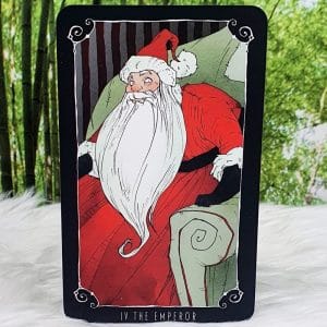 Tim Burtons The Nightmare Before Christmas Tarot Deck by Minerva Siegel The Emperor