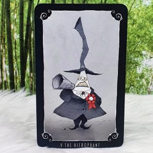 Tim Burtons The Nightmare Before Christmas Tarot Deck by Minerva Siegel The Hierophant