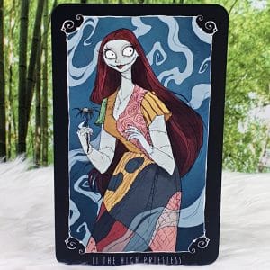 Tim Burtons The Nightmare Before Christmas Tarot Deck by Minerva Siegel The High Priestess