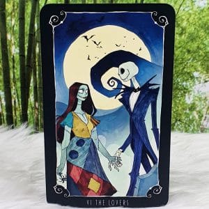 Tim Burtons The Nightmare Before Christmas Tarot Deck by Minerva Siegel The Lovers