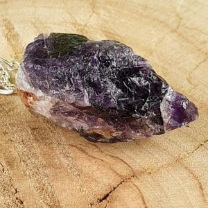 Raw Amethyst Pendulum