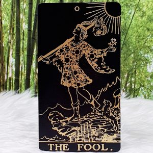 Tarot Gold and Black by Arthur Edward Waite & Pamela Colman Smith The Fool