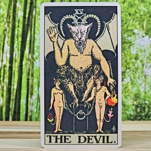 Tarot Original 1909 Tarot Cards by Pamela Colman-Smith - The Devil