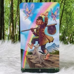 Tarot at the End of the Rainbow by Davide Corsi The Fool