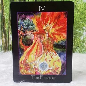 Tarot of the Sidhe by Emily Carding The Emperor