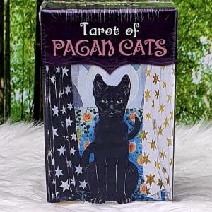 Tarot of Pagan Cats Mini Deck by Magdelina Messina Front Cover