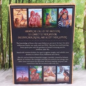 Ancestor Spirit Oracle Cards by Jade-Sky and Belinda Morris Back Cover