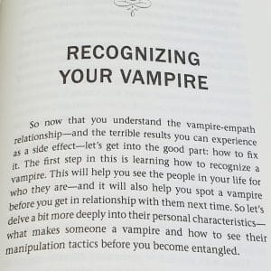 Recognising Your Vampire