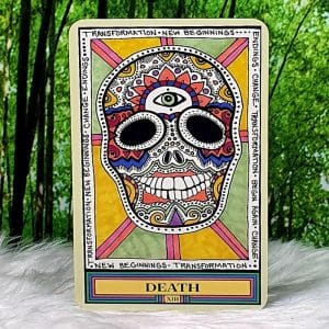 The Wandering Tarot Cards by Cat Pierce Death