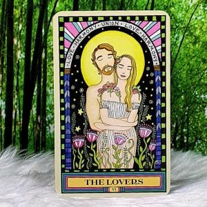 The Wandering Tarot Cards by Cat Pierce The Lovers