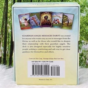 Guardian Angel Messages Tarot by Radleigh Valentine Back Cover