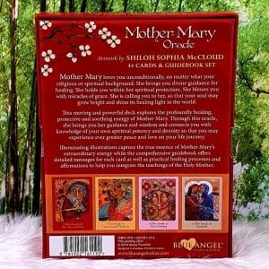 Mother Mary Oracle Cards by Alana Fairchild Back Cover