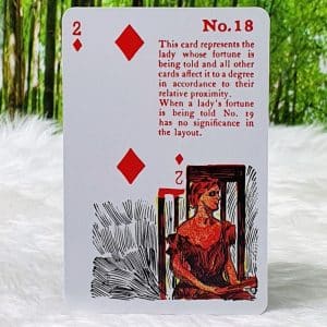 Reading Fortune Telling Cards by Fabio Vinago Two of Diamonds