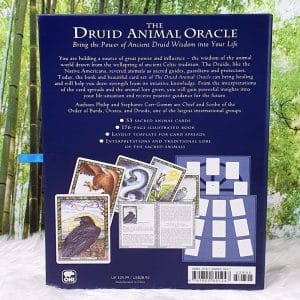 The Druid Animal Oracle Boxed Set by Philip and Stephanie Carr-Gomm Back Cover