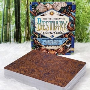 The Illustrated Bestiary Oracle Cards by Maia Toll Deck and Guidebook